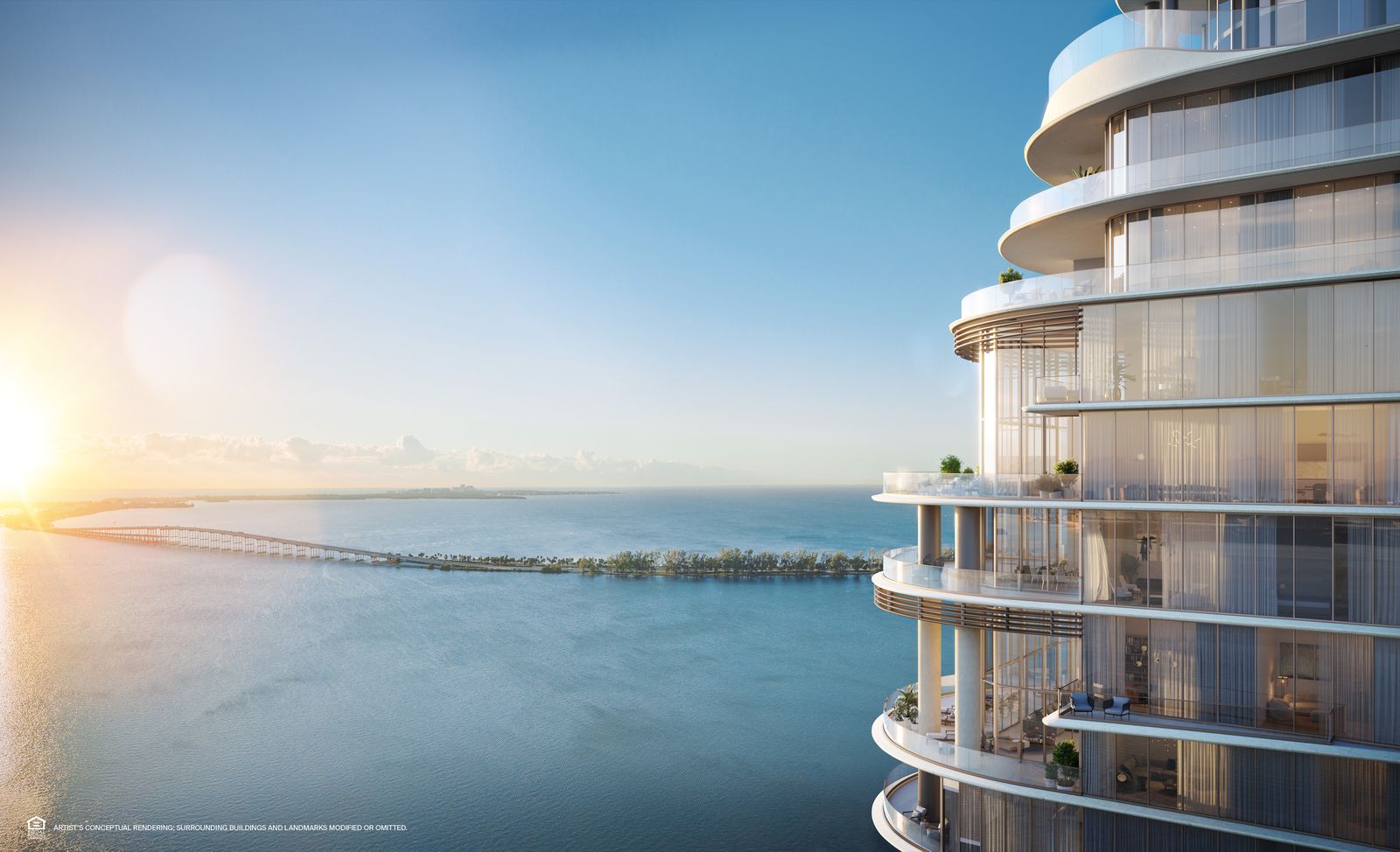 St. Regis Residences Miami, residence terrace