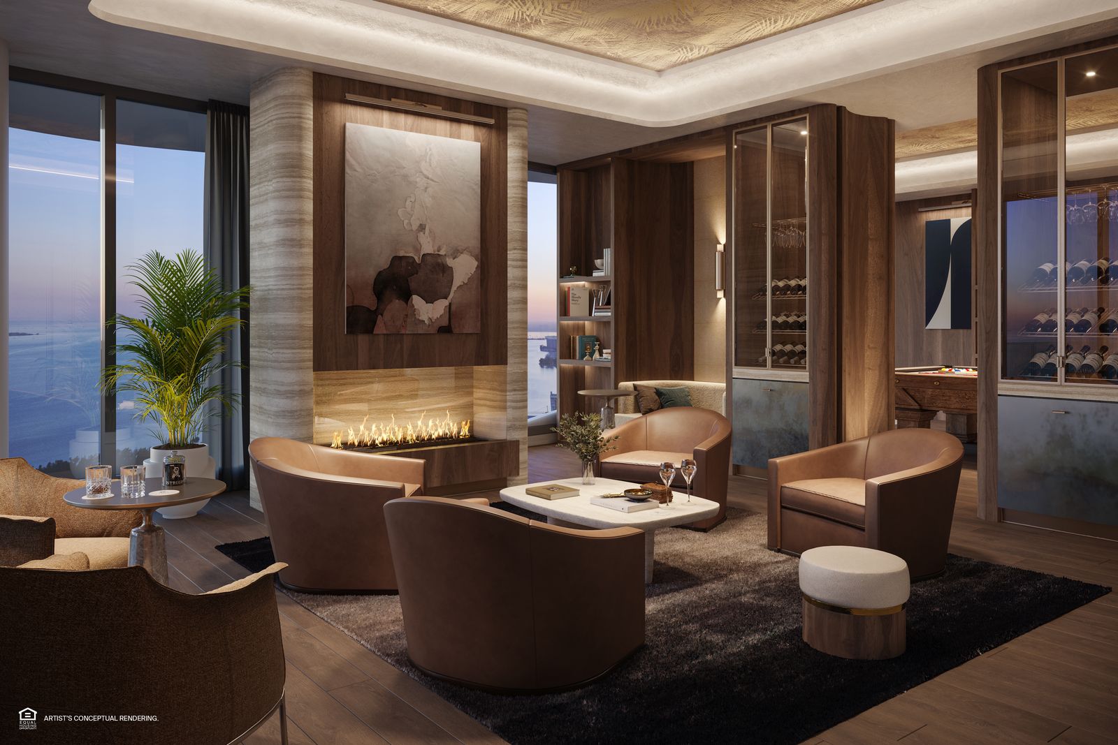St. Regis Residences Miami, St. Regis Cognac Room