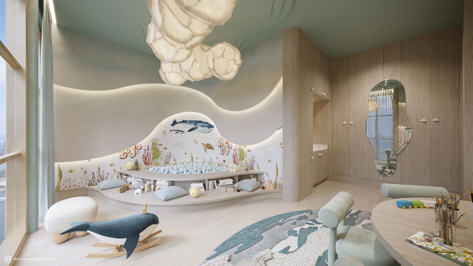 St. Regis Residences Miami, children's entertainment room