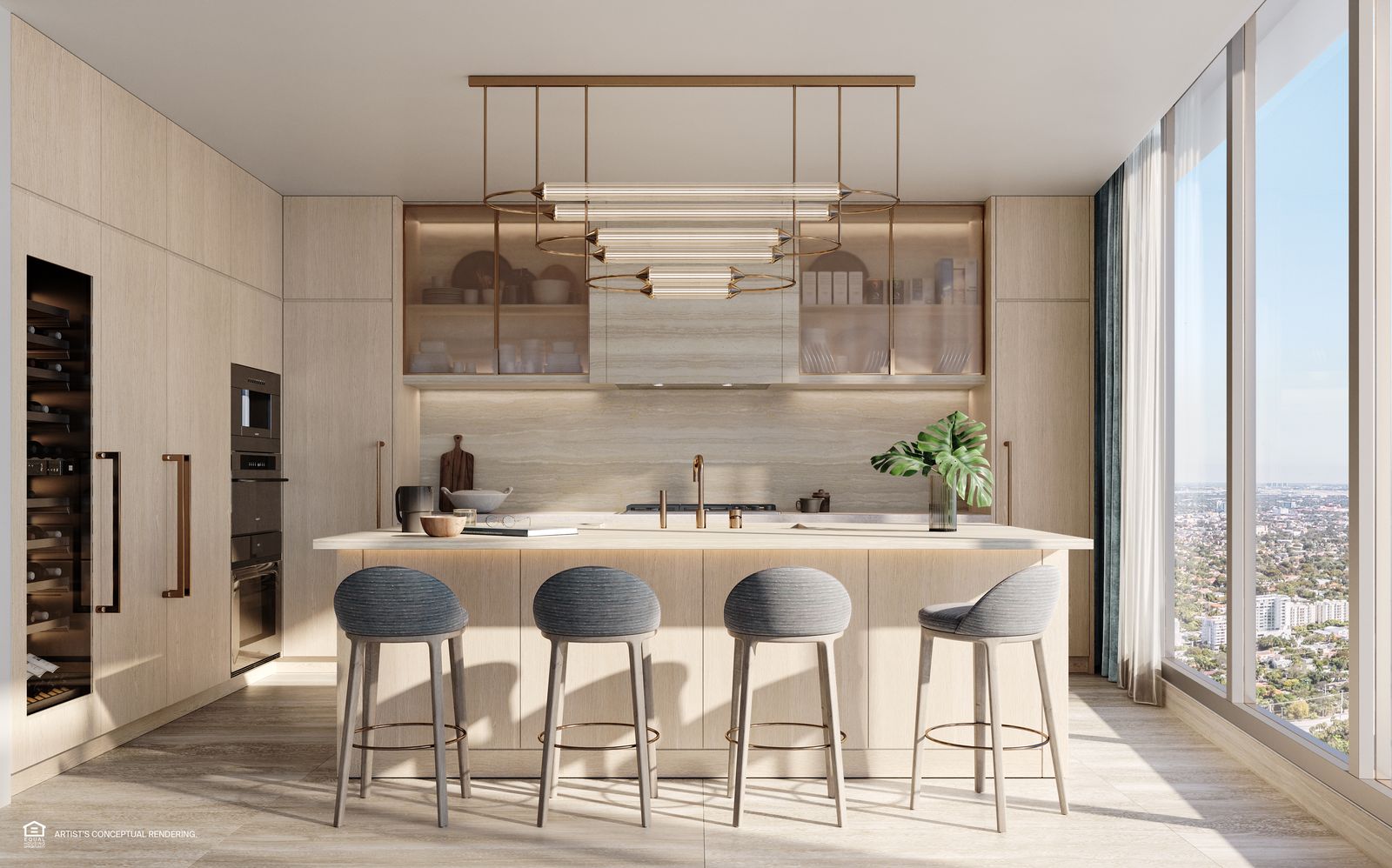 St. Regis Residences Miami kitchen