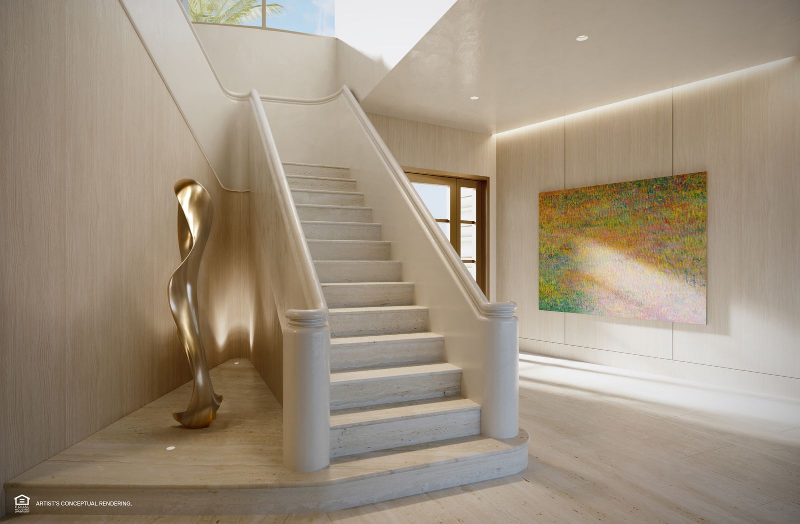 St. Regis Residences Miami, villa entry stair