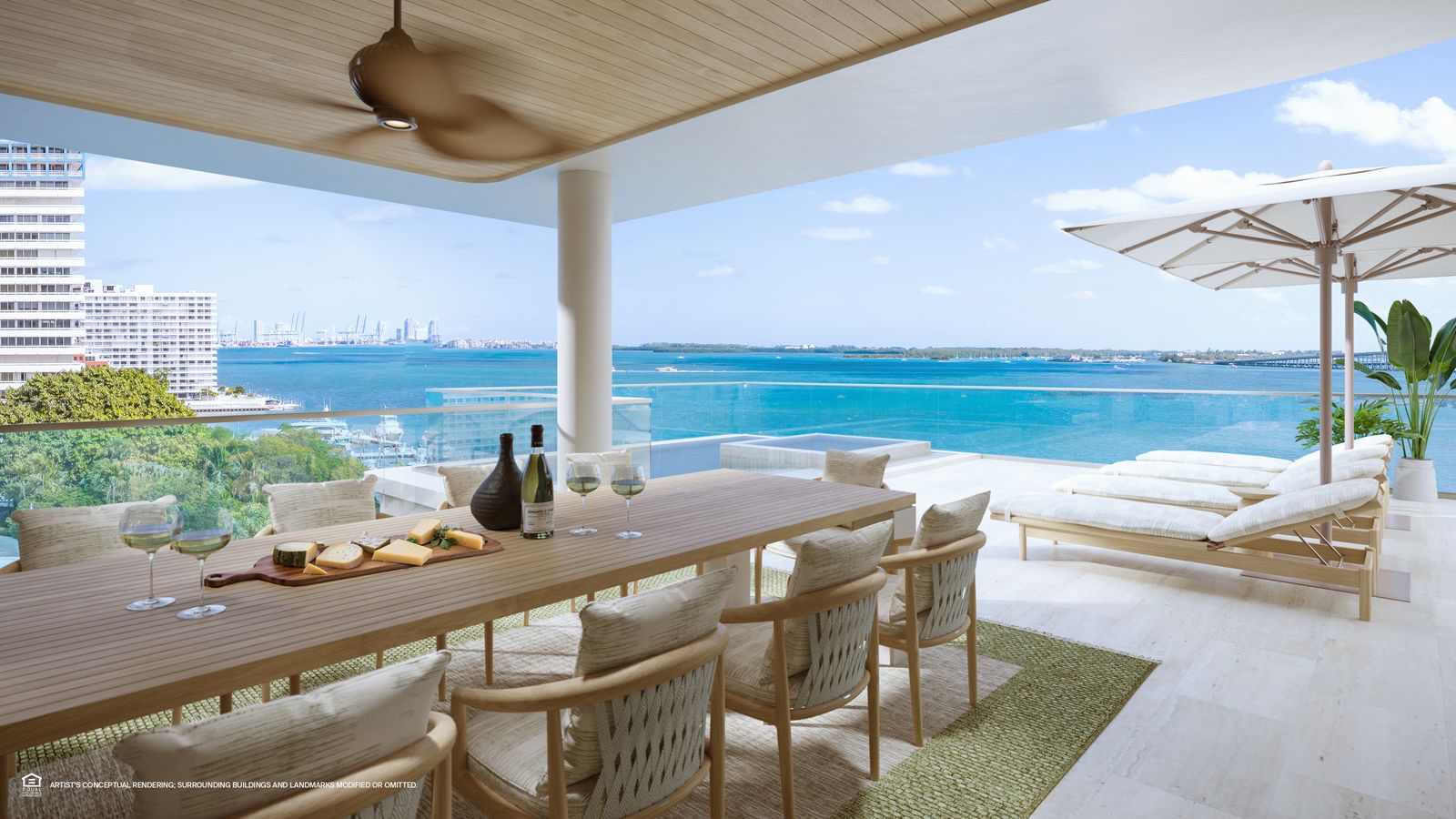 St. Regis Residences Miami, villa pool