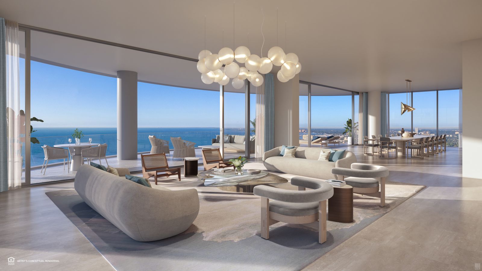 Combined A and B residence at St. Regis Residences Miami