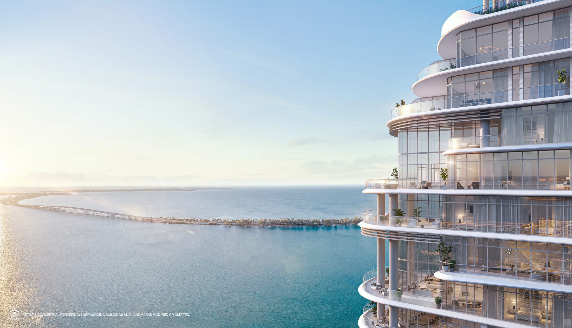 St. Regis Residences Miami, tower on the Brickell bayfront